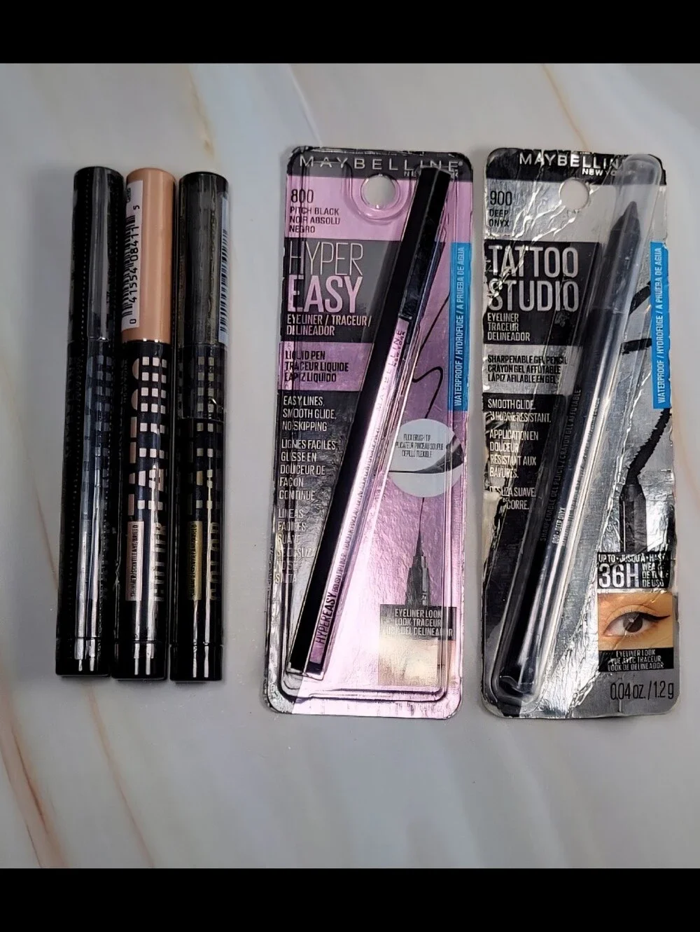 Maybelline Color Tattoo Multi-Use Eye Stix & Maybelline Eyeliner Bundle NEW!